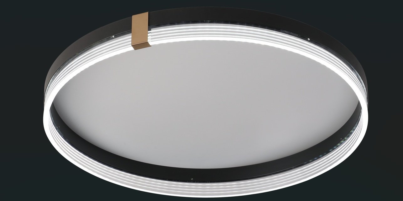 PLAFON LED 40W 3000K-4000K-6500K 50CM NEGRO